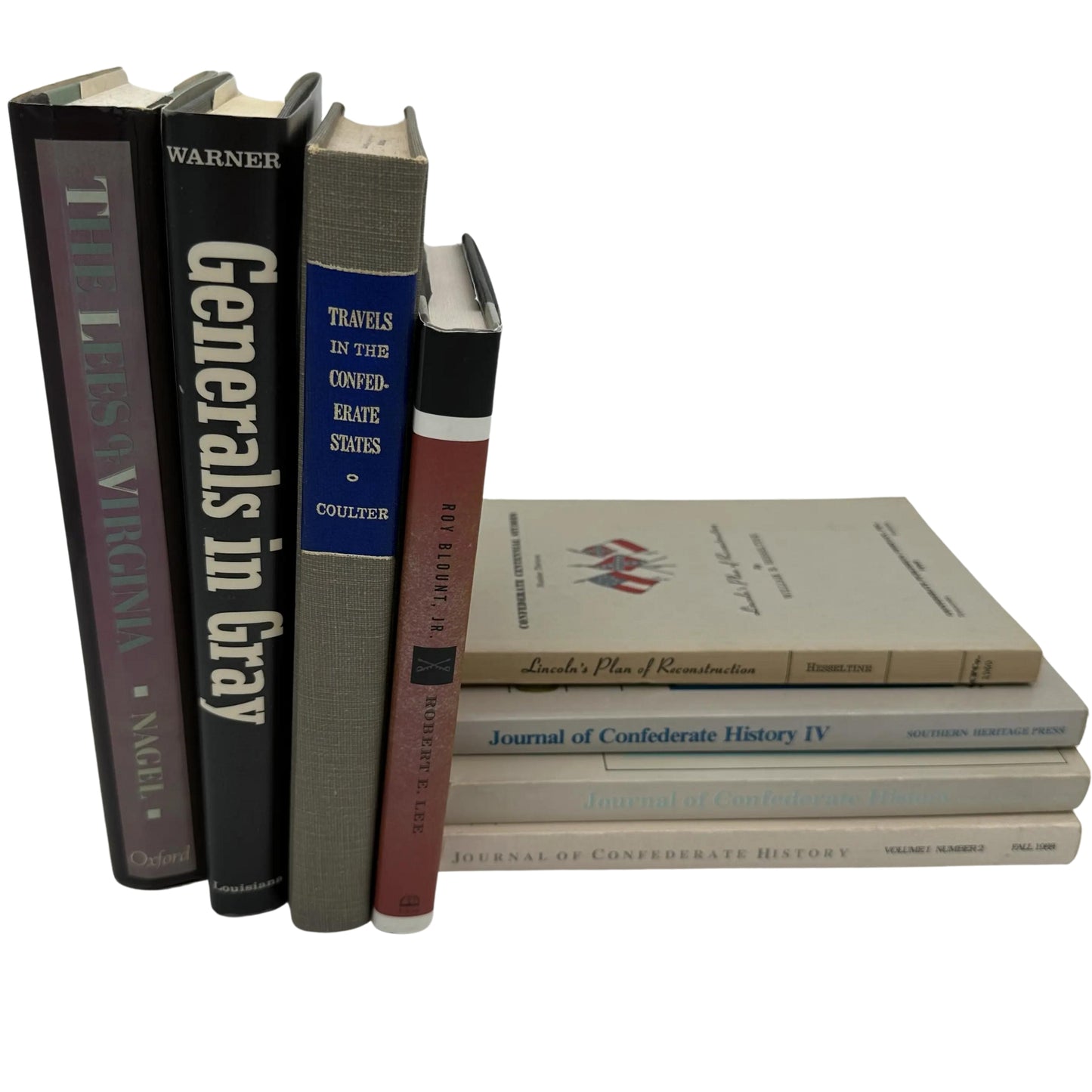 Civil War Confederate Book Set — 8 Volumes