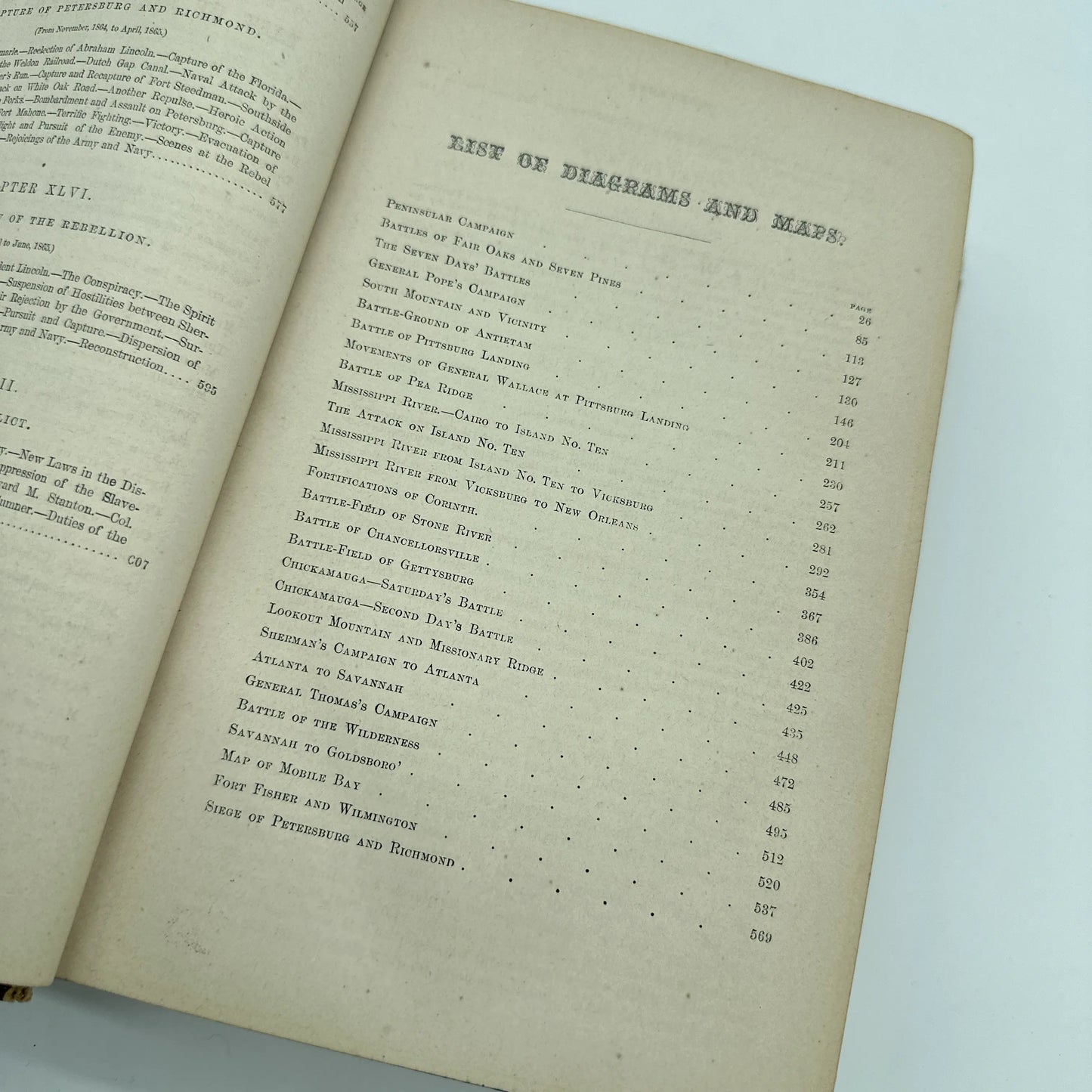 "The History of the Civil War in America" — First Edition — Volumes I (1863) and II (1866)