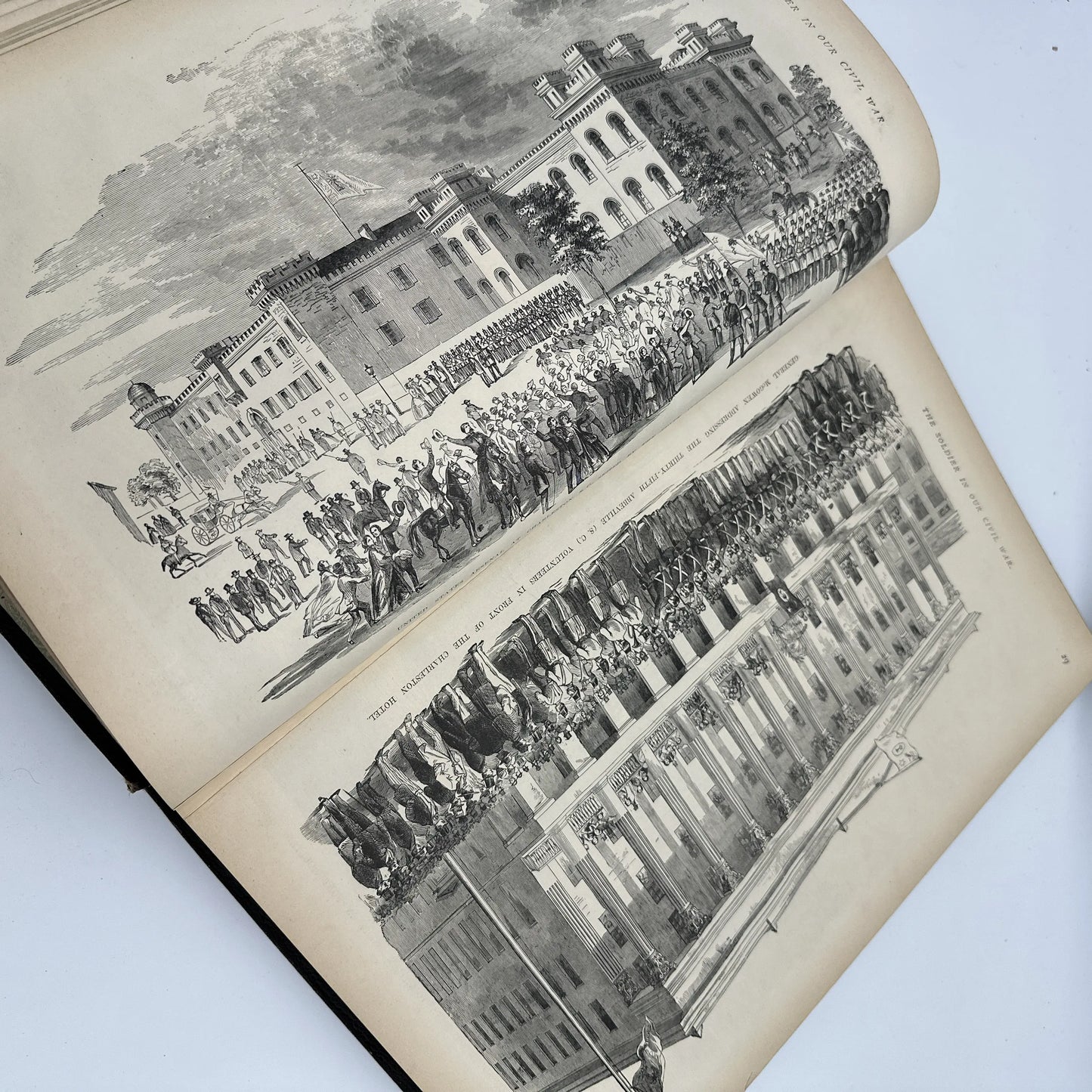 The Soldier in Our Civil War: A Pictorial History of the Conflict, 1861-1865. Illustrating the Valor of the Soldier as Displayed on the Battle-Field" — Two volumes