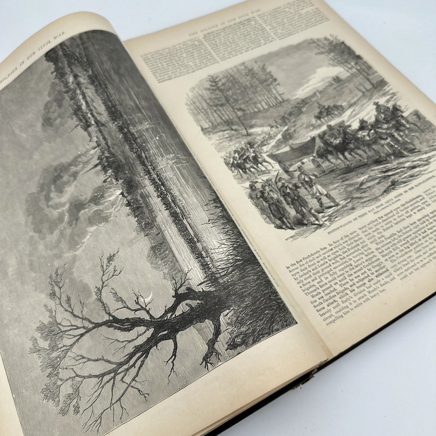 The Soldier in Our Civil War: A Pictorial History of the Conflict, 1861-1865. Illustrating the Valor of the Soldier as Displayed on the Battle-Field" — Two volumes