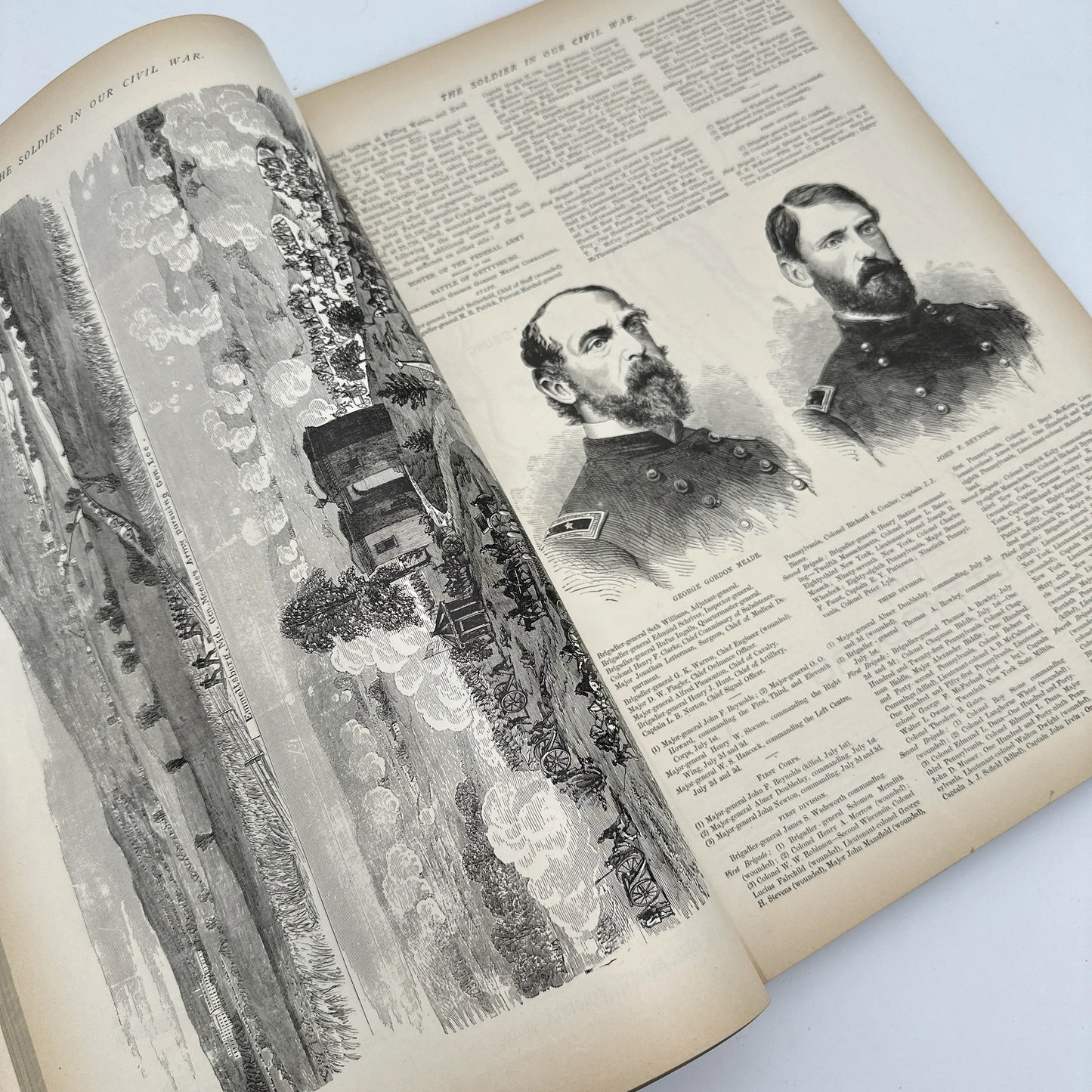 The Soldier in Our Civil War: A Pictorial History of the Conflict, 1861-1865. Illustrating the Valor of the Soldier as Displayed on the Battle-Field" — Two volumes