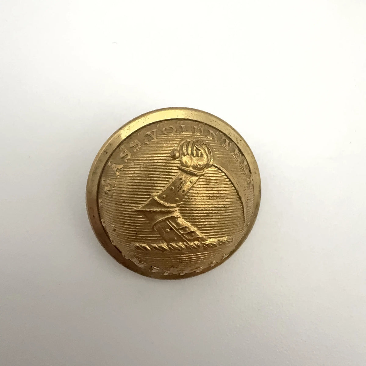 Civil War Federal Infantry Buttons, including Massachusetts Volunteer Militia