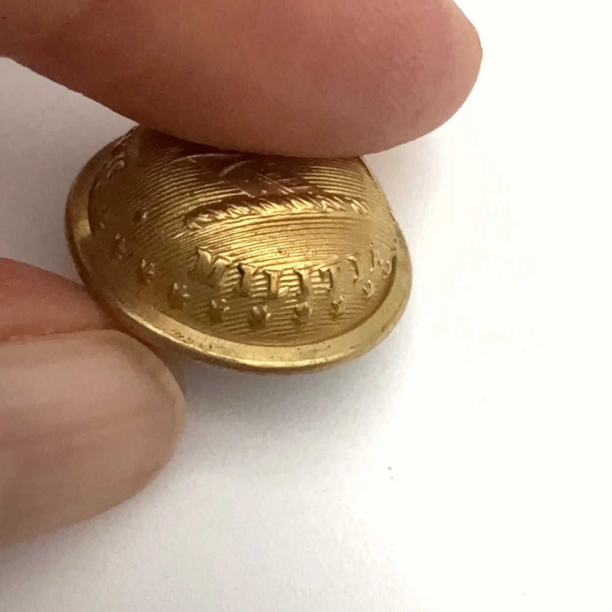 Civil War Federal Infantry Buttons, including Massachusetts Volunteer Militia