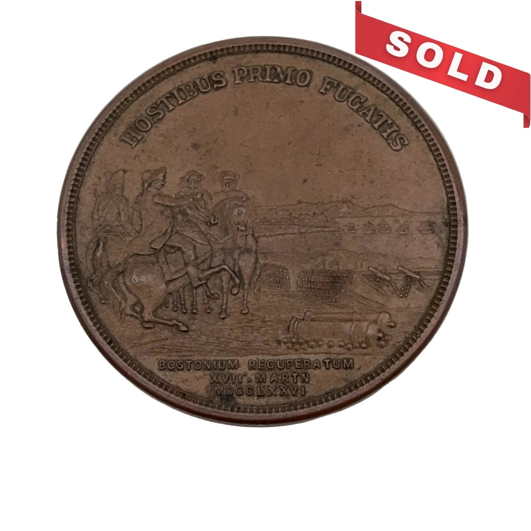 1901 Boston Evacuation Day "coin" — 125th Anniversary Souvenir