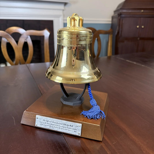Whitechapel Liberty Bell Replica  — 22K gold plate — Limited edition for the Bicentennial