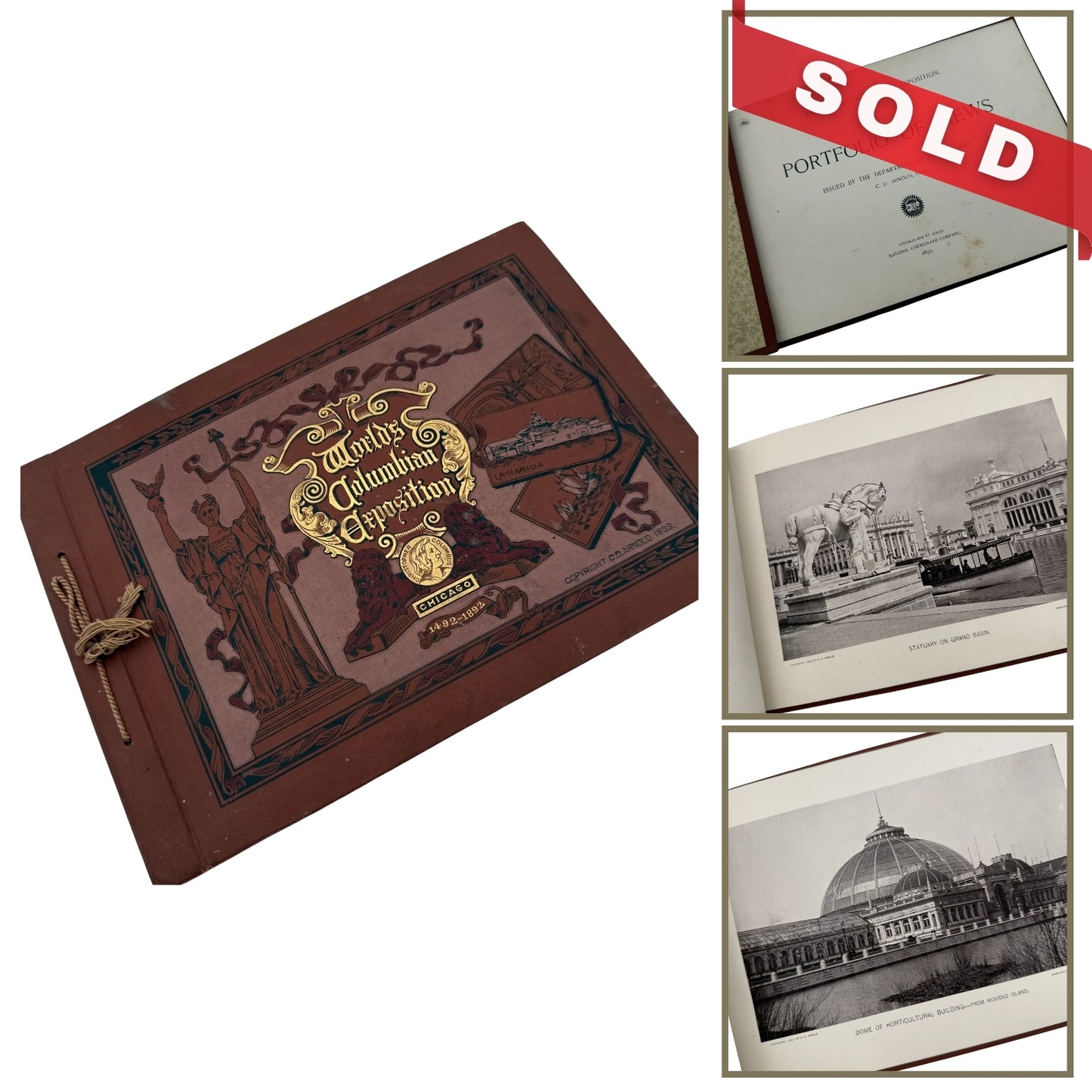 "The Worlds' Columbian Exposition: Portfolio of Views" — 1893