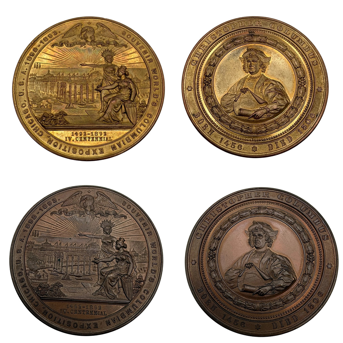 World’s Columbian Exposition Medals — 1893
