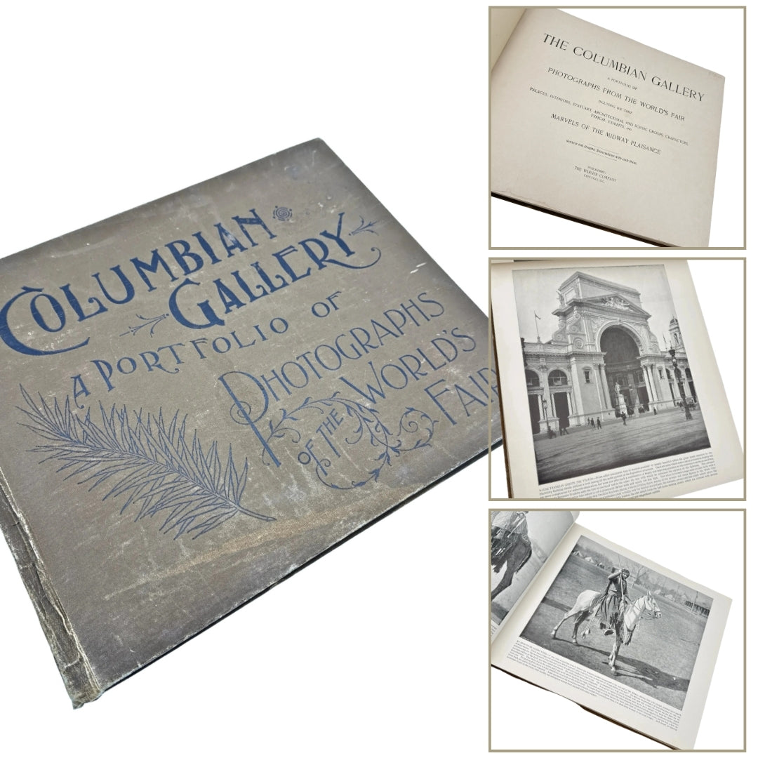 "Columbian Gallery — A portfolio of photographs of the world's fair" — 1894