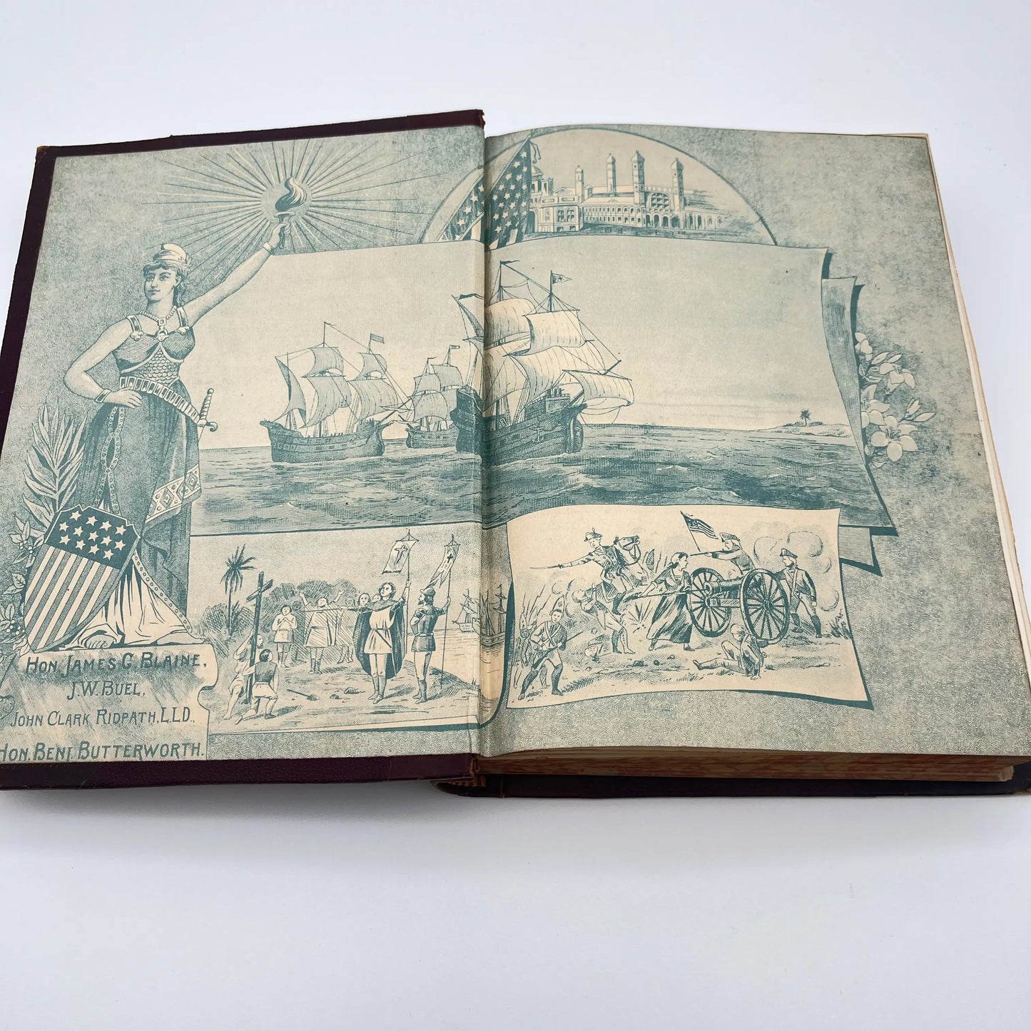 Columbus and Columbia — 4 Illustrated Works in One — 1892