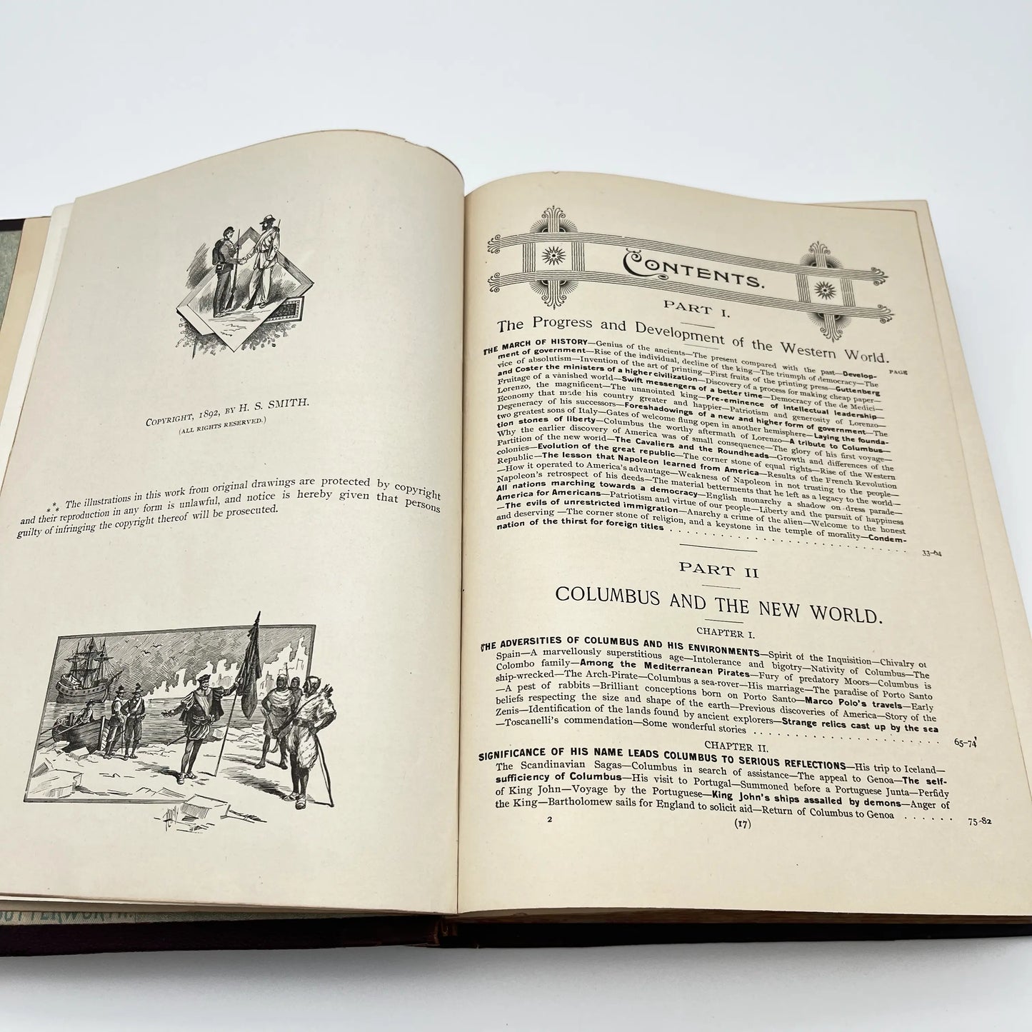 Columbus and Columbia — 4 Illustrated Works in One — 1892