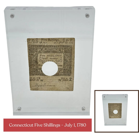 Colonial Currency from 1775 - 1780 — Pennsylvania, Delaware, Connecticut, and Continental Currency