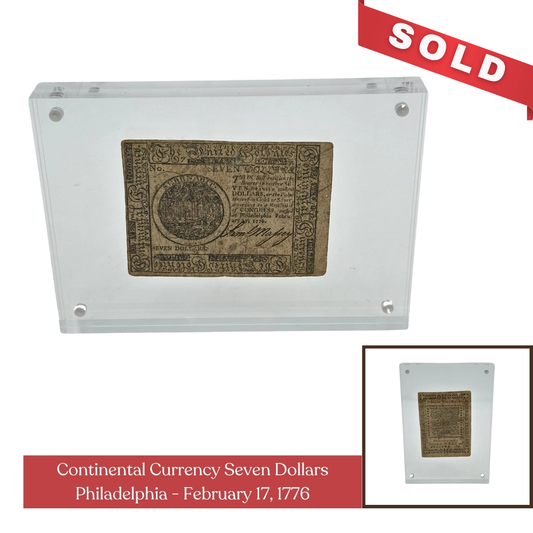 Colonial Currency from 1775 - 1776 — Pennsylvania, Delaware, Connecticut, and Continental Currency