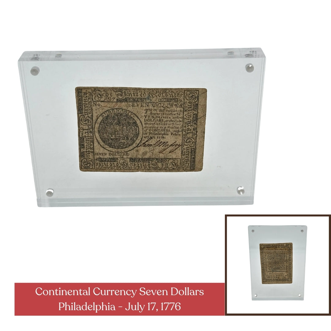 Colonial Currency from 1775 - 1780 — Pennsylvania, Delaware, Connecticut, and Continental Currency