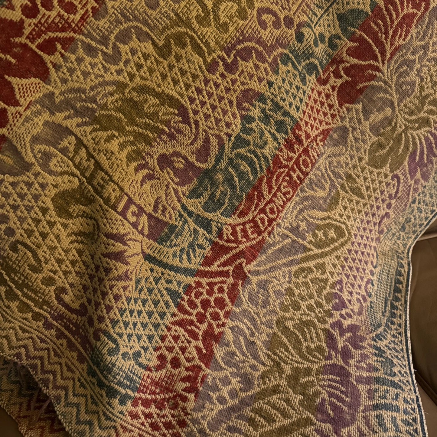"America, Freedom's Home" Coverlet — 78" x 75"