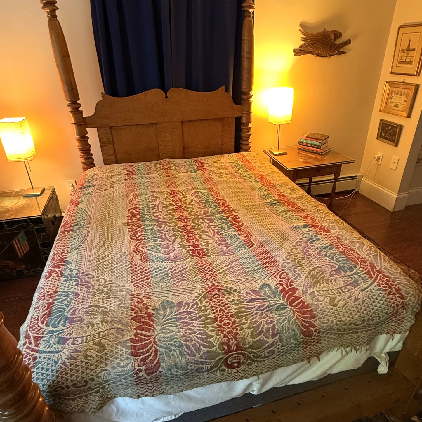 "America, Freedom's Home" Coverlet — 78" x 75"
