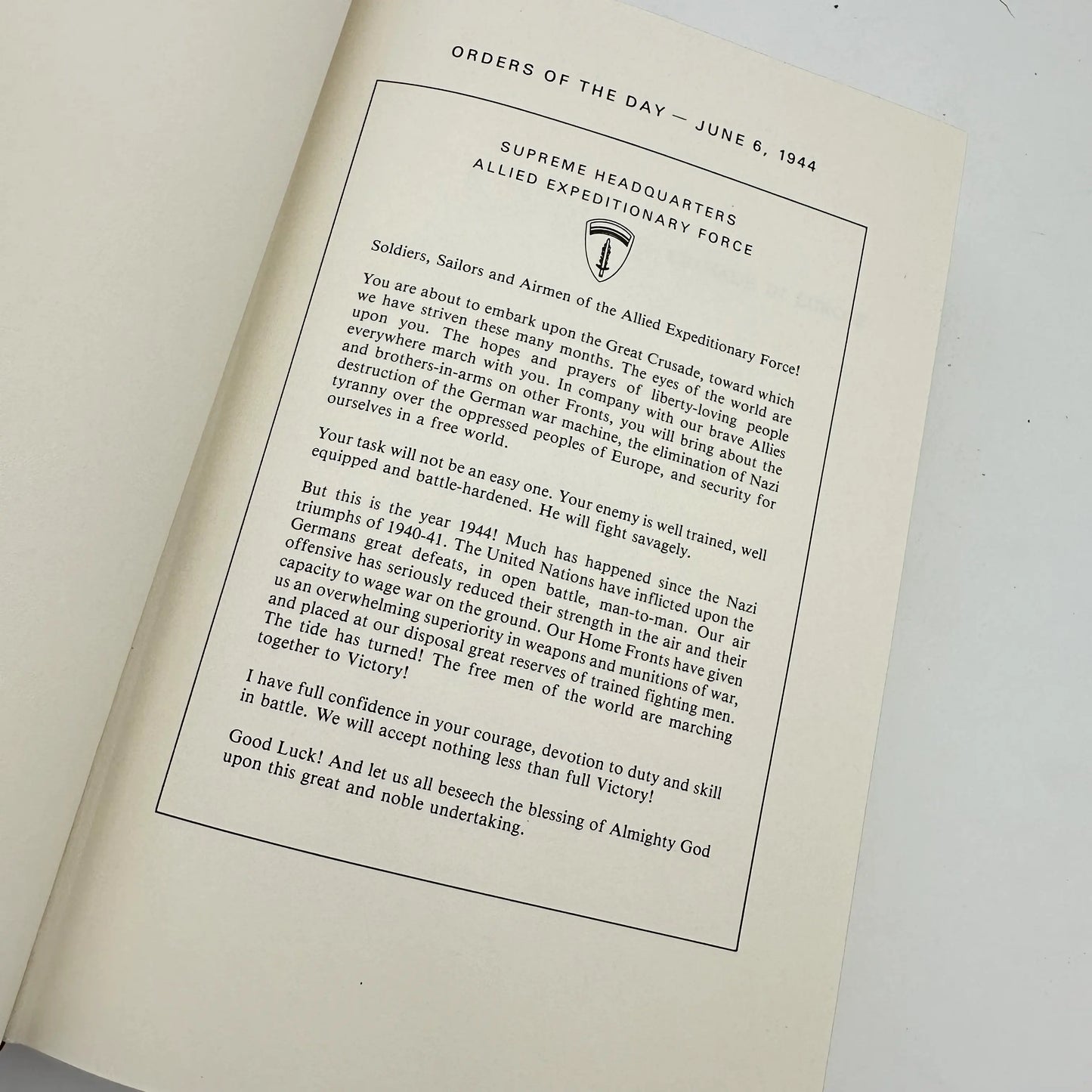 "Crusade in Europe" — Dwight D. Eisenhower — Leather-bound, gilt-edged Easton Press edition