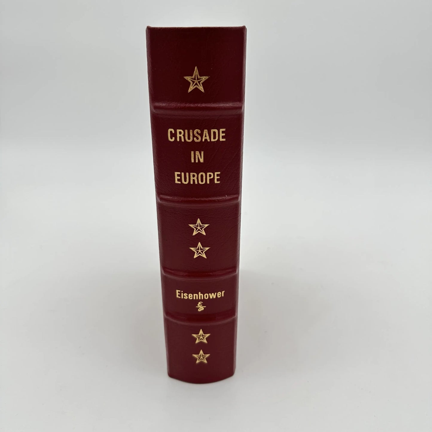 "Crusade in Europe" — Dwight D. Eisenhower — Leather-bound, gilt-edged Easton Press edition