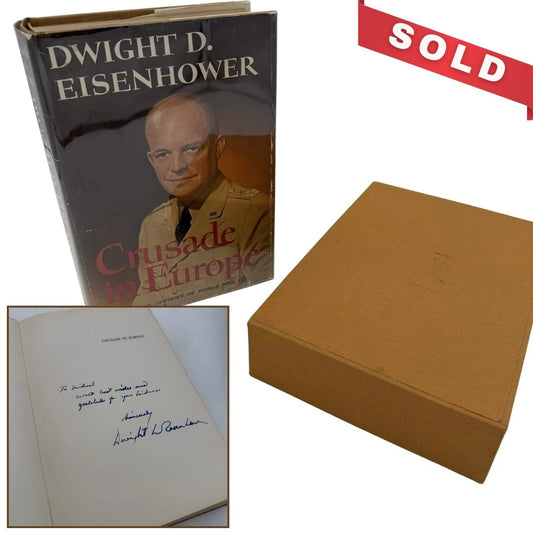 "Crusade in Europe" by Dwight D. Eisenhower — Signed copy
