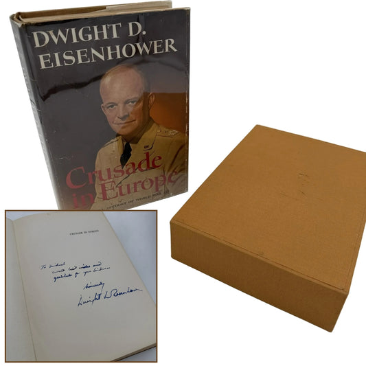 "Crusade in Europe" by Dwight D. Eisenhower — Signed copy