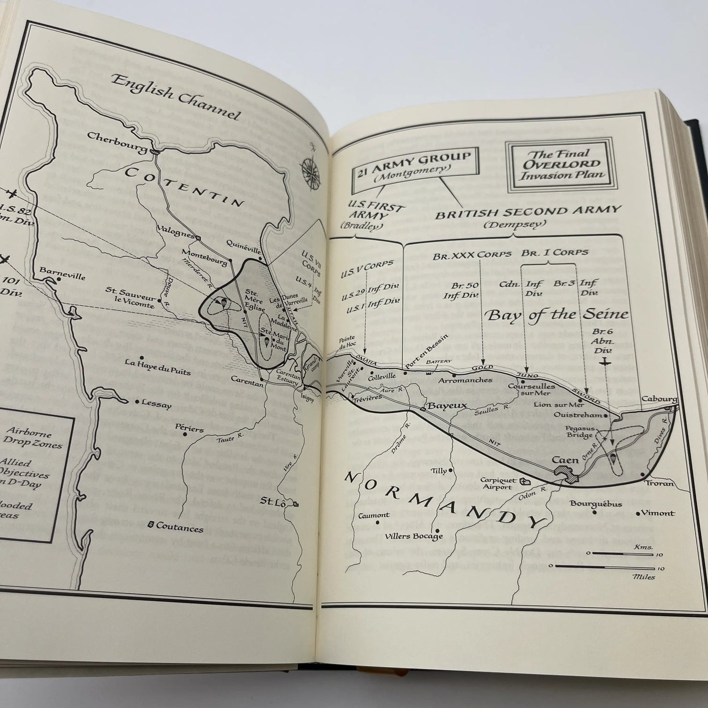"D-Day, June 6, 1944" Signed by Stephen E. Ambrose - Leather-bound, gilt-edged Easton Press edition 5