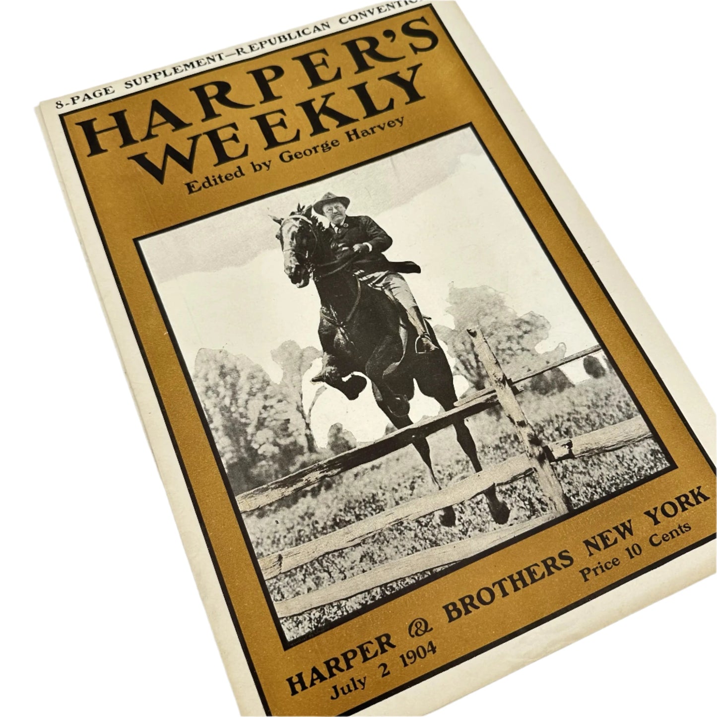 Three "Harper's Weekly" Editions reporting the Funeral of McKinley and the Presidency of Theodore Roosevelt