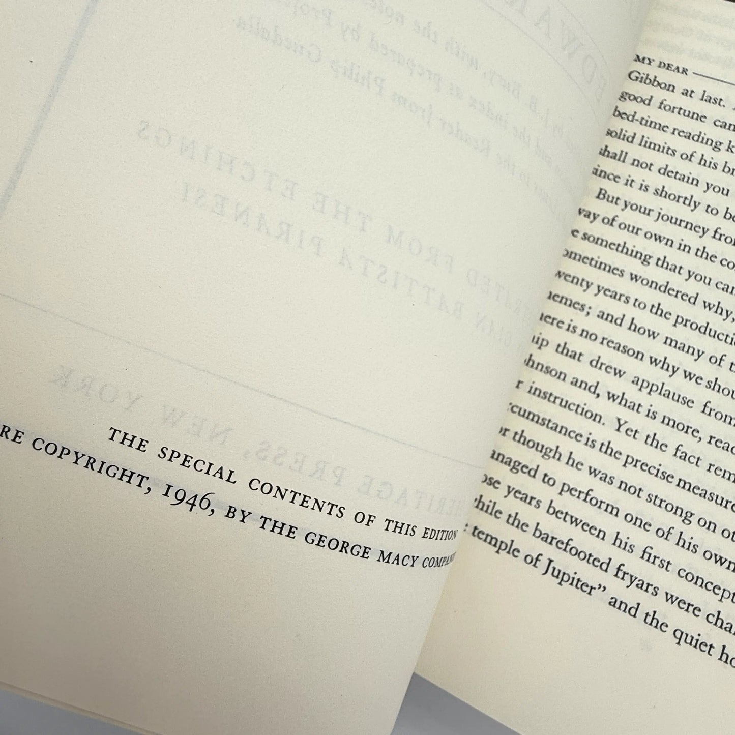 "The Decline and Fall of the Roman Empire" by Edward Gibbon — Three volume Heritage Press edition — 1946