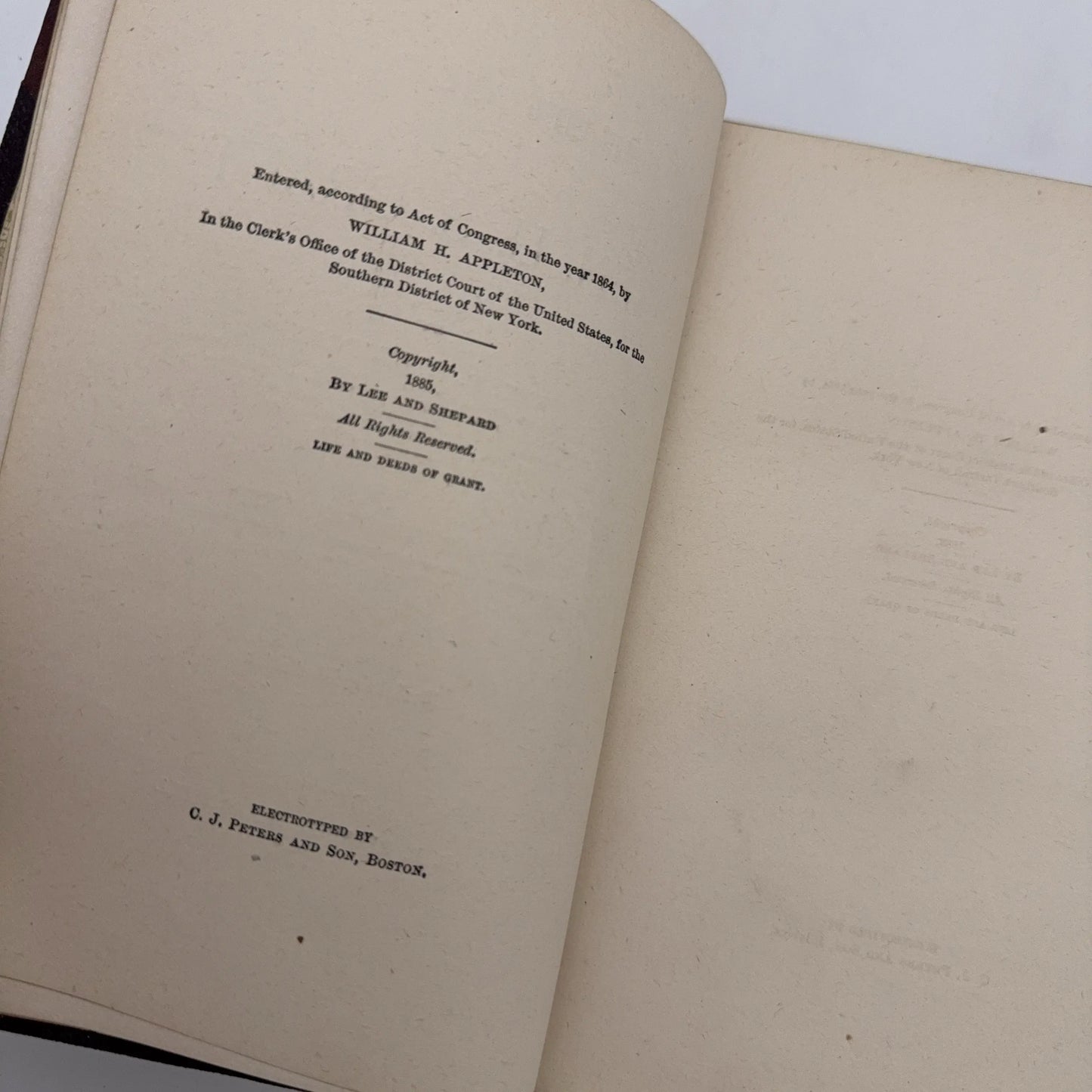 "Life and Deeds of General Grant" by Rev. P. C. Headley and George Lowell Austin — 1885