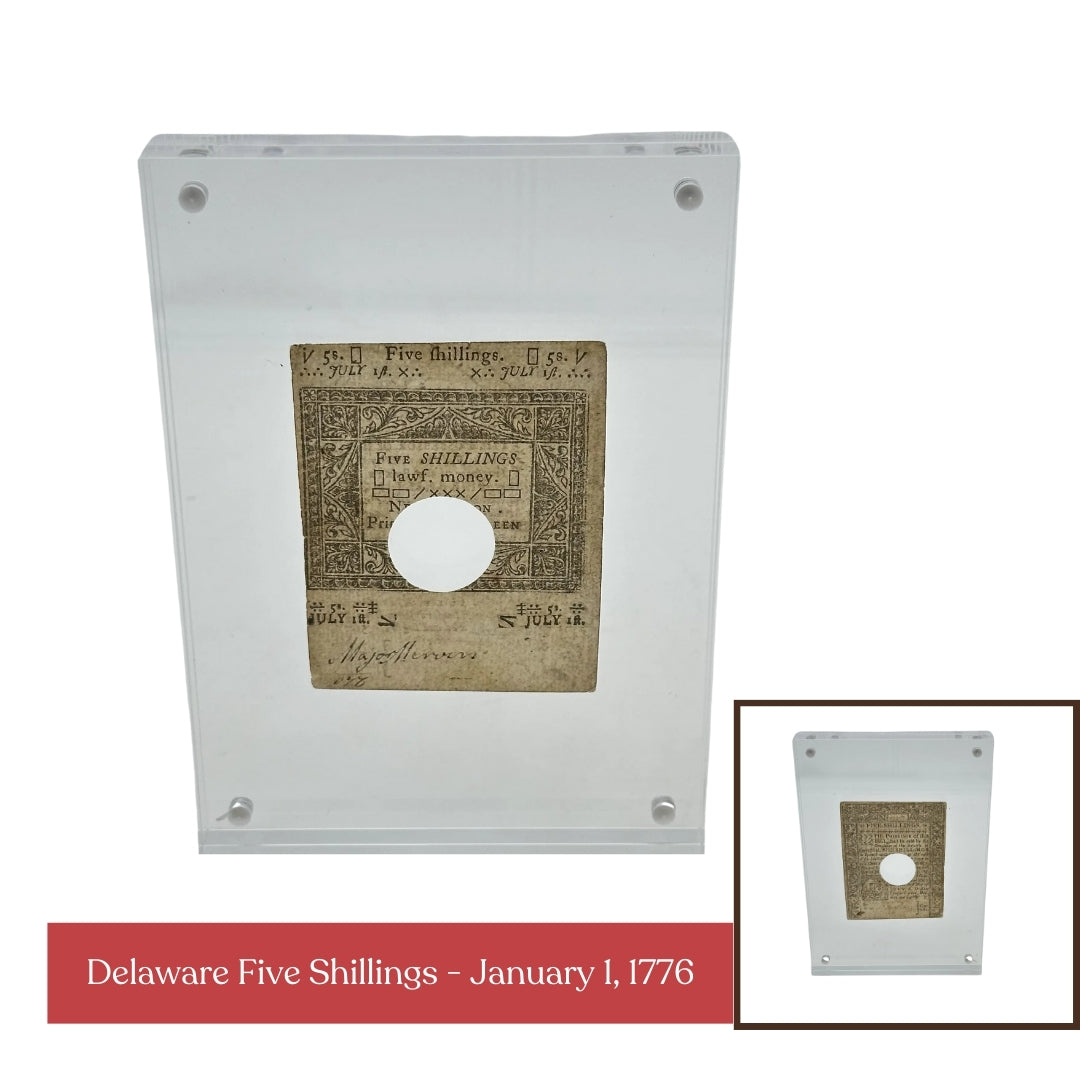 Colonial Currency from 1775 - 1780 — Pennsylvania, Delaware, Connecticut, and Continental Currency