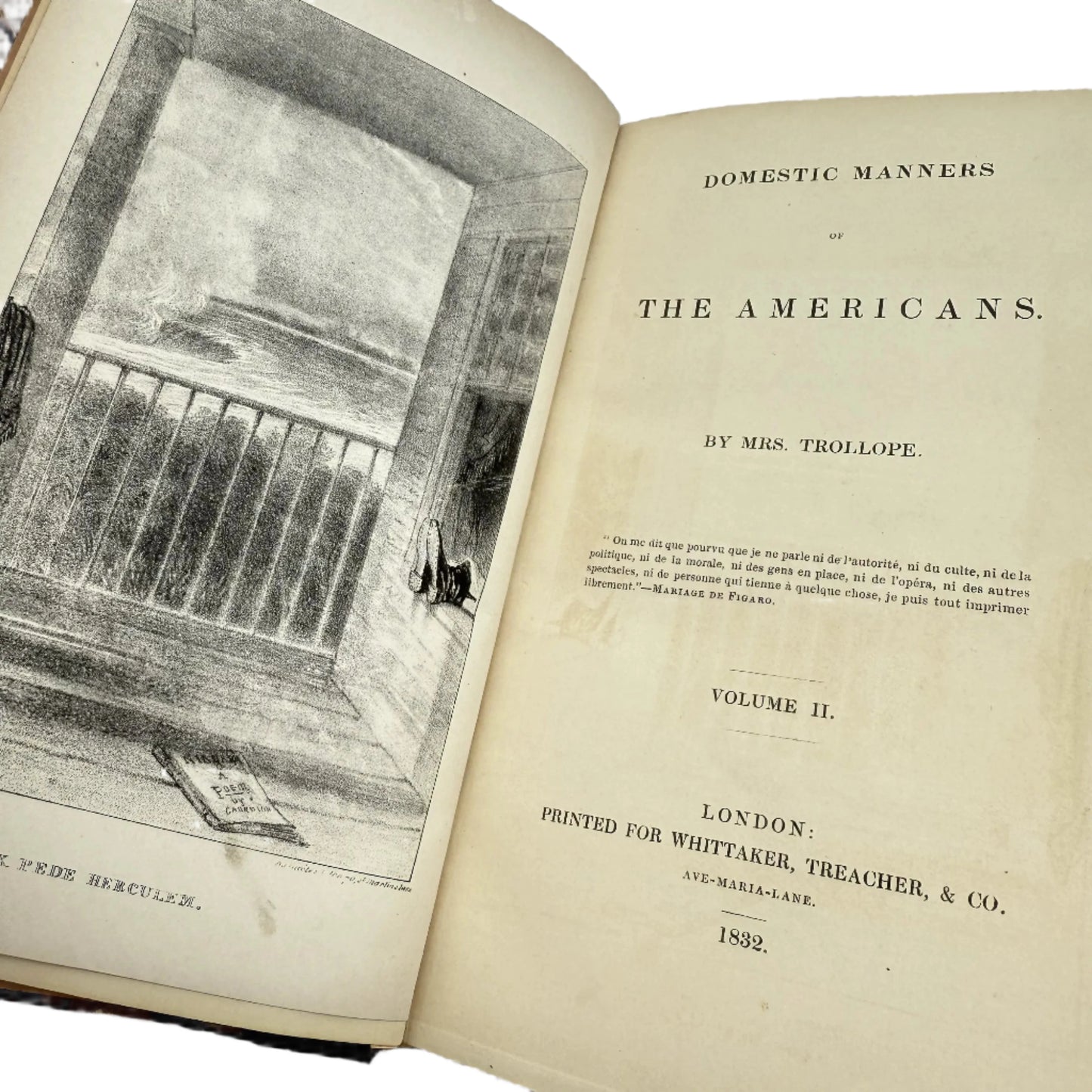 "Domestic Manners of the Americans" by Fanny Trollope — 1832