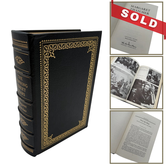 "The Downing Street Years" by Margaret Thatcher — Signed — Easton Press