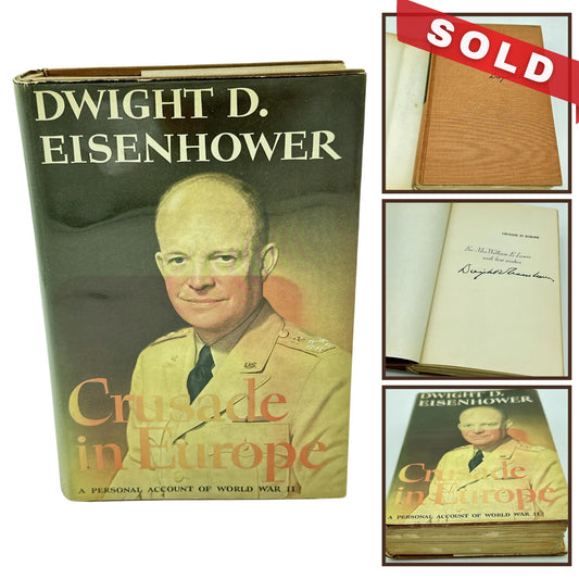 "Crusade in Europe" by Dwight D. Eisenhower — Signed copy