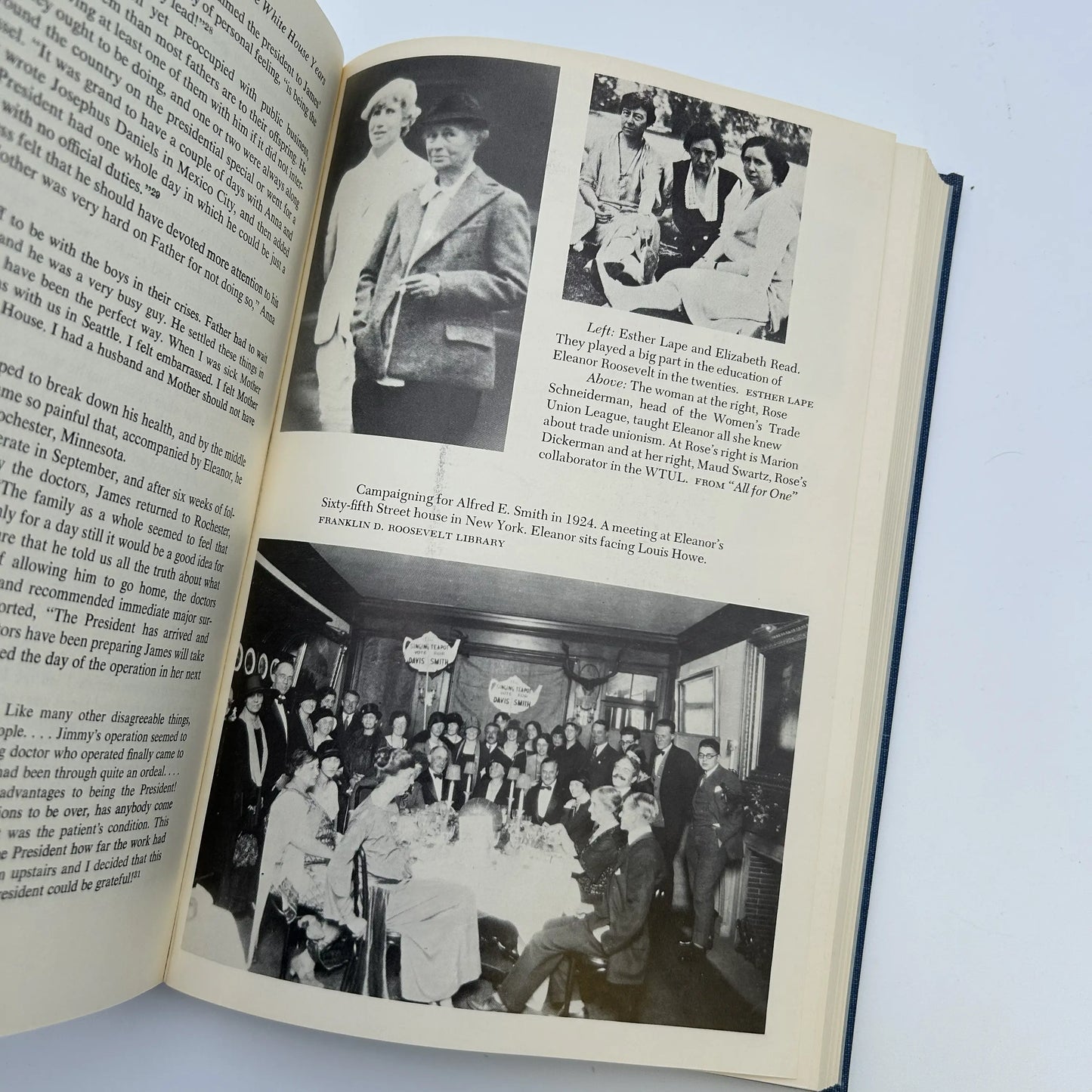 "Eleanor and Franklin" and "Eleanor: The Years Alone"by Joseph P. Lash