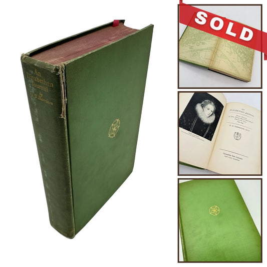 "An Elizabethan Journal" by G.B. Harrison — 1938