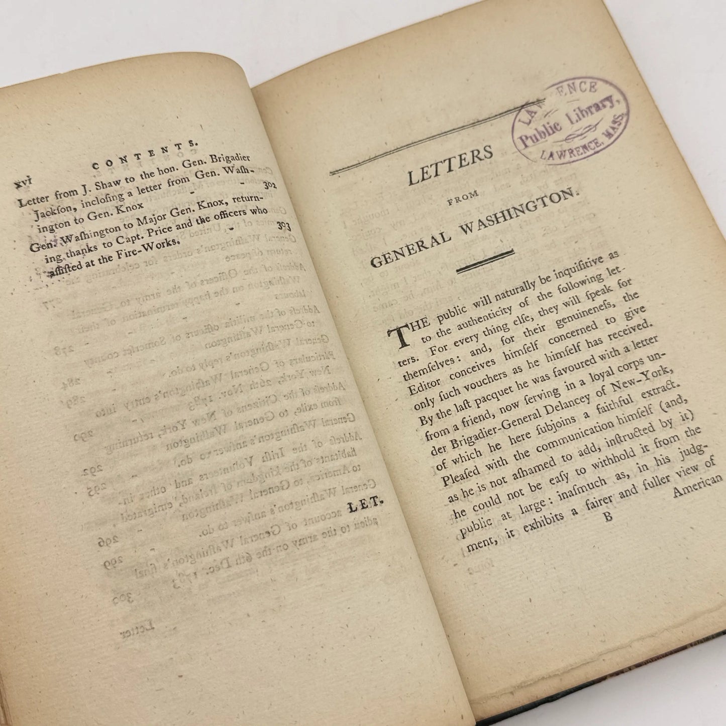 "Epistles Domestic, Confidential, and Official, from General Washington" — 1796