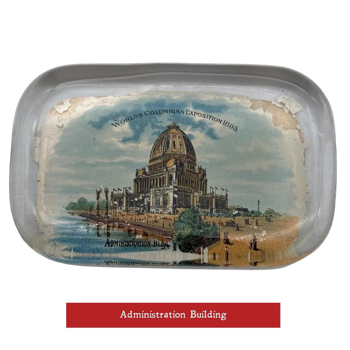 World’s Fair 1893 Columbian Exposition Paperweights of the Major Buildings