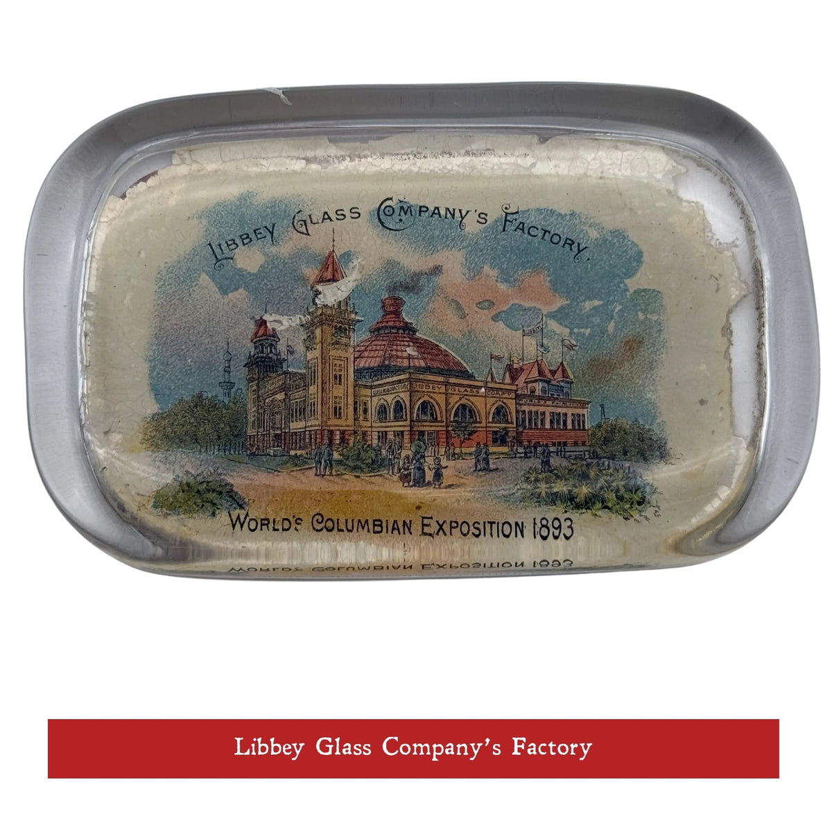 World’s Fair 1893 Columbian Exposition Paperweights of the Major Buildings