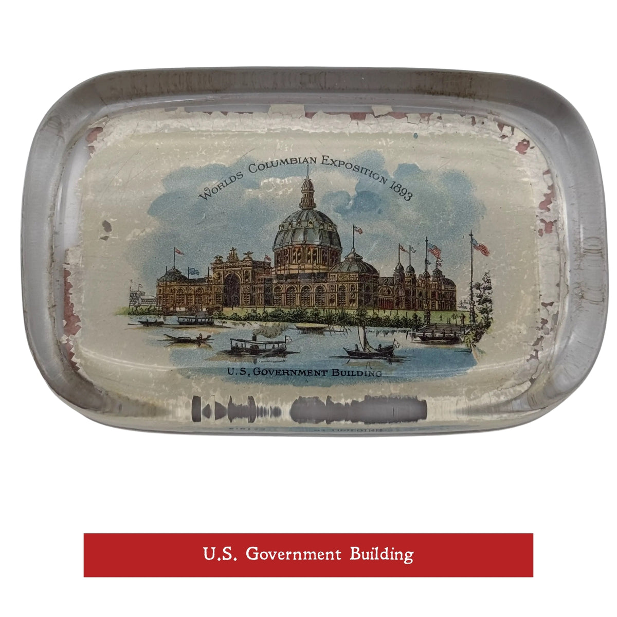 World’s Fair 1893 Columbian Exposition Paperweights of the Major Buildings