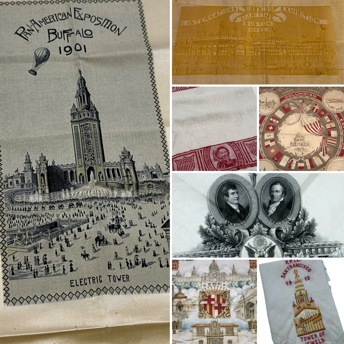 Textiles from Expositions and World's Fairs from 1889 to 1915