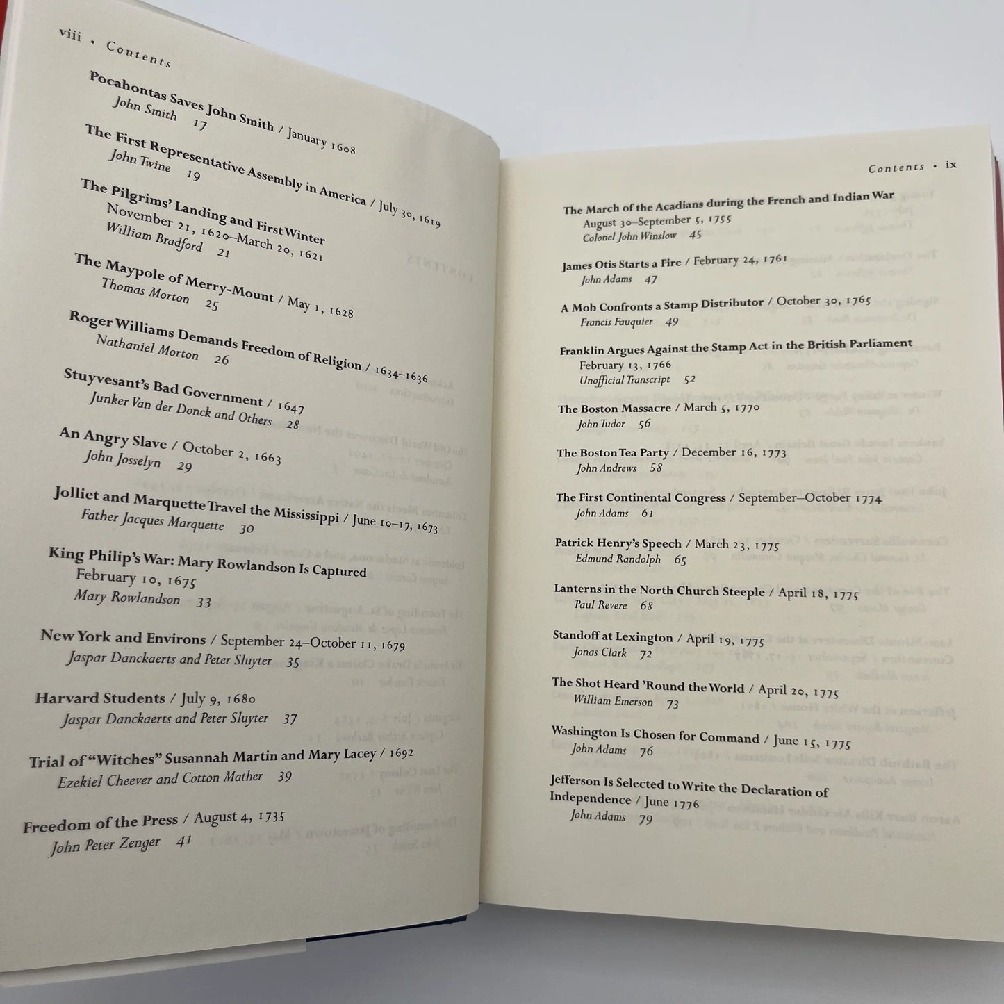 "Eyewitness to America: 500 Years of America in the Words of Those Who Saw it Happen" by David Colbert