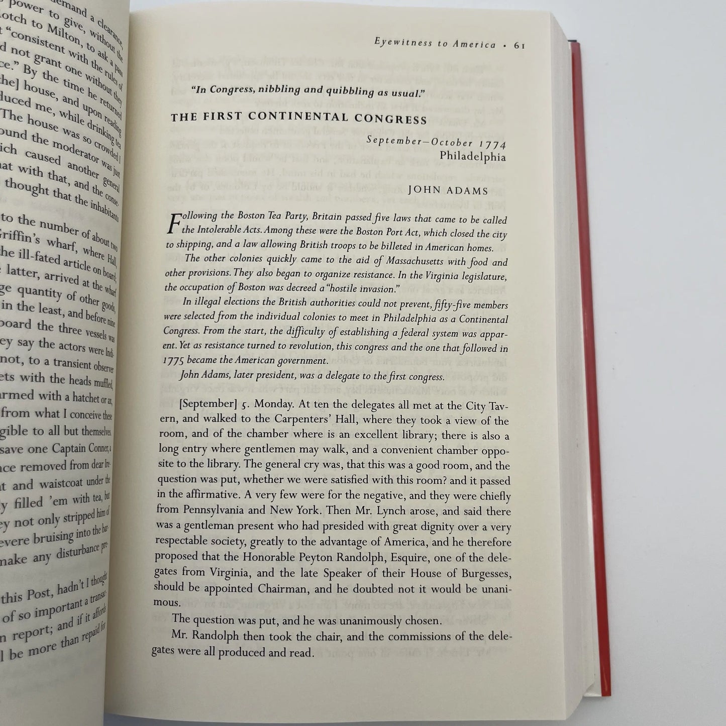 "Eyewitness to America: 500 Years of America in the Words of Those Who Saw it Happen" by David Colbert