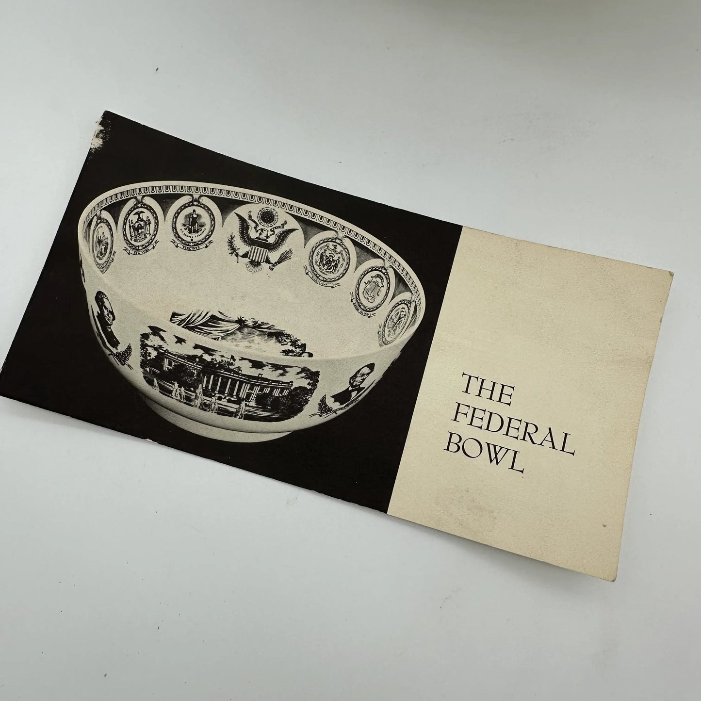 The Federal Bowl — Wedgwood — With Washington, Jefferson, Lincoln, and our nation's capital