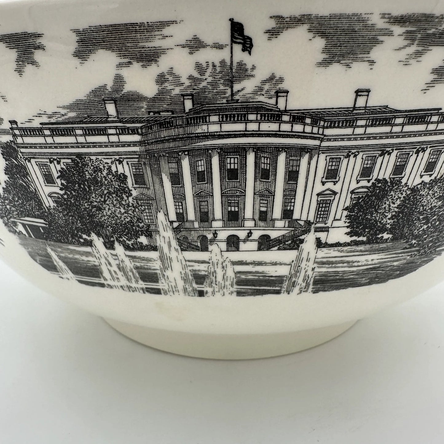 The Federal Bowl — Wedgwood — With Washington, Jefferson, Lincoln, and our nation's capital