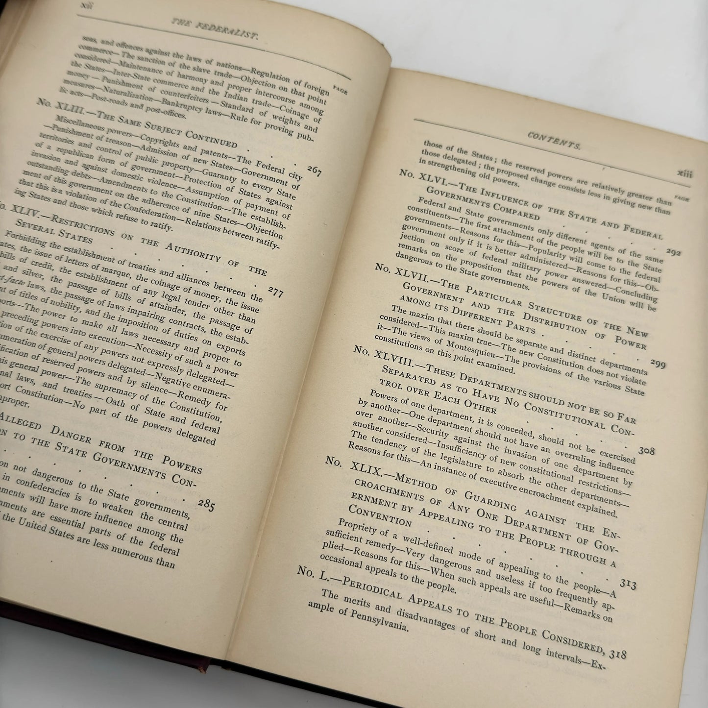 "The Federalist: A Commentary on the Constitution of the United States" by Henry Cabot Lodge — 1899