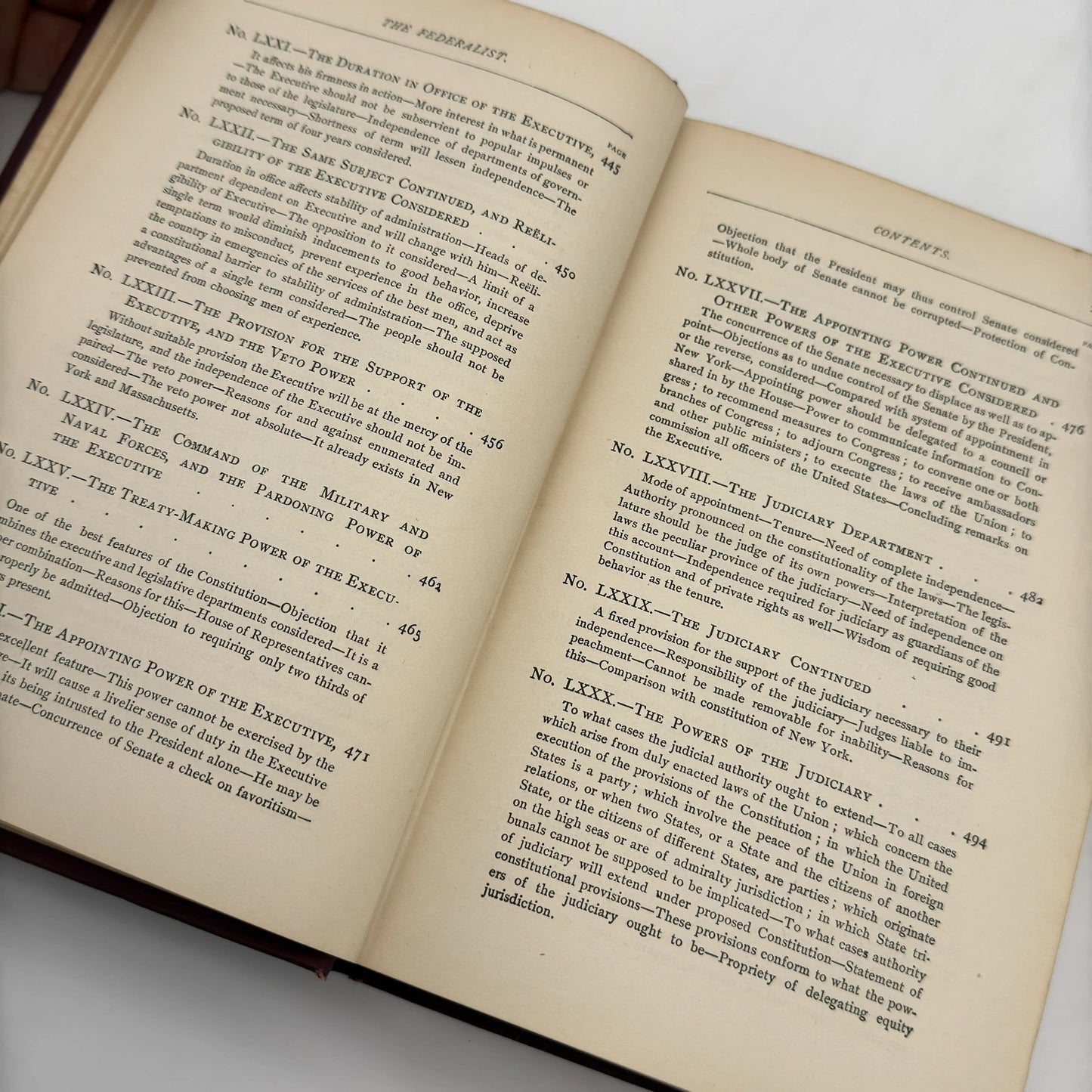 "The Federalist: A Commentary on the Constitution of the United States" by Henry Cabot Lodge — 1899