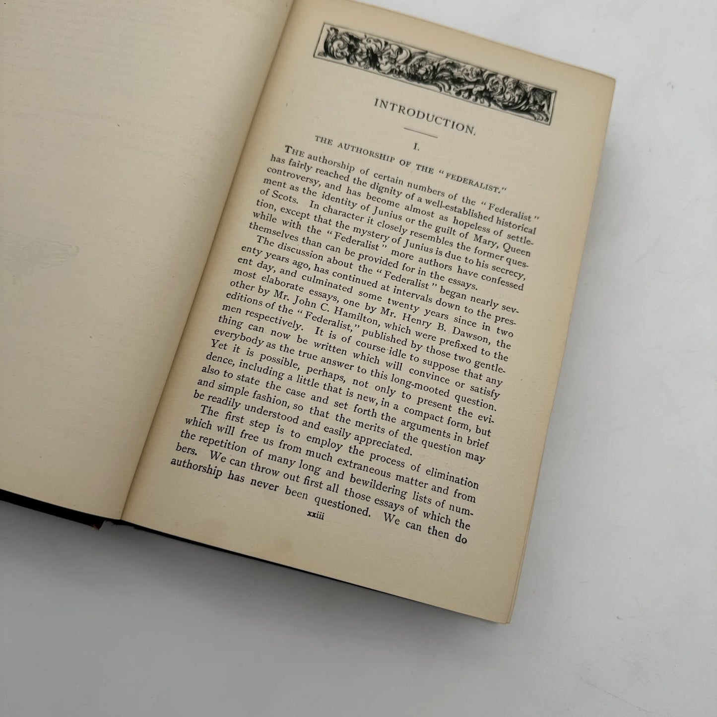 "The Federalist: A Commentary on the Constitution of the United States" by Henry Cabot Lodge — 1899
