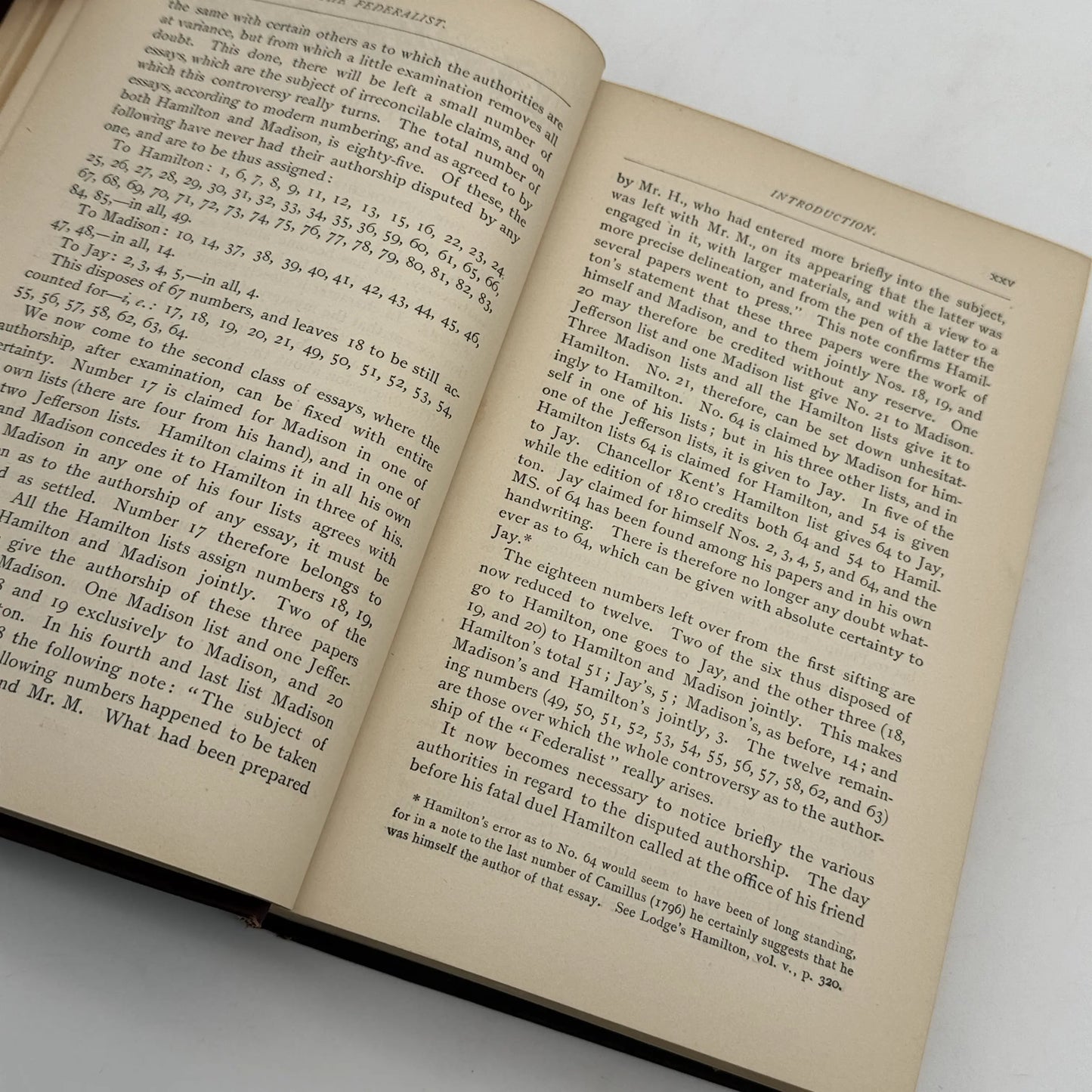 "The Federalist: A Commentary on the Constitution of the United States" by Henry Cabot Lodge — 1899