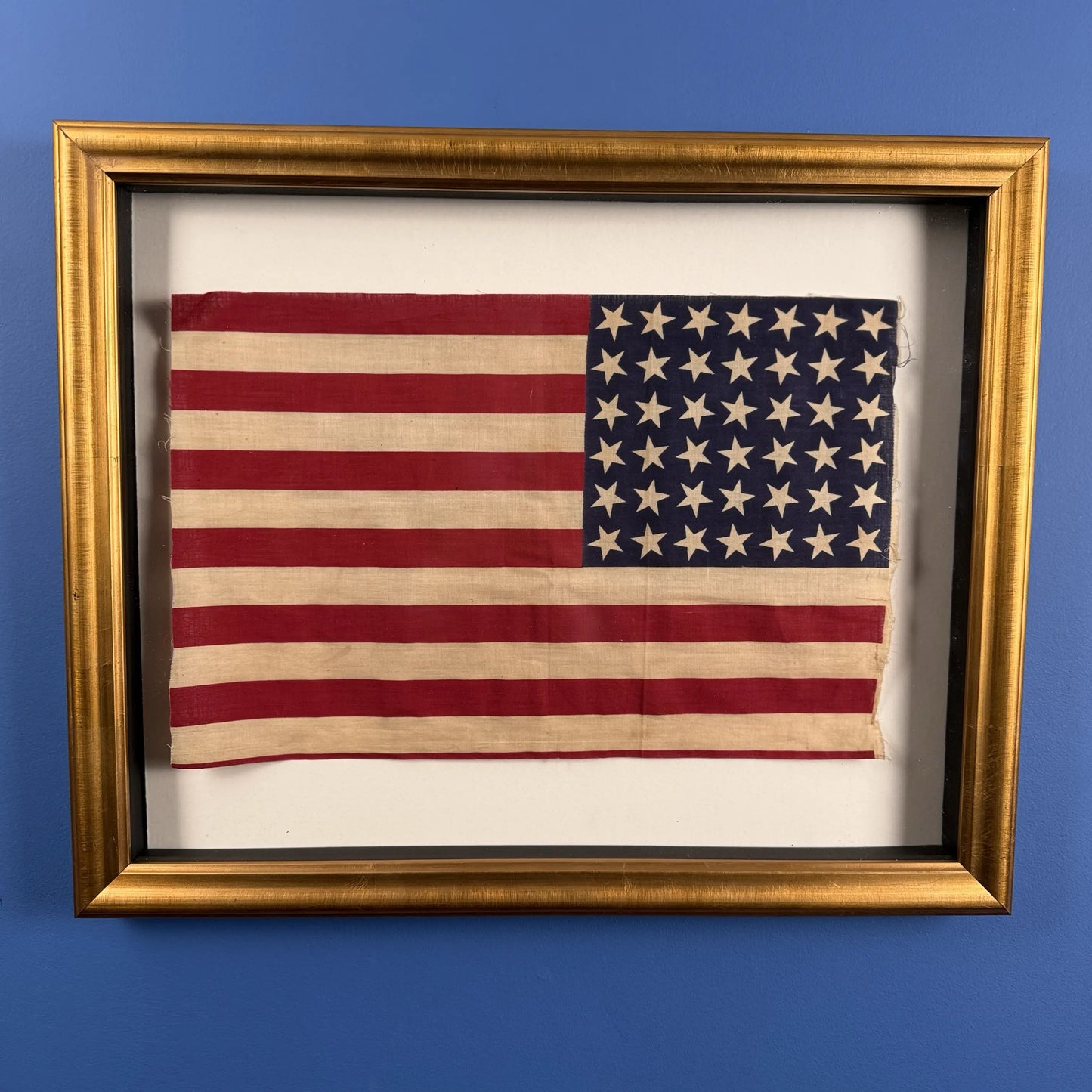 42-star flag — 1889 - 1890 — Framed