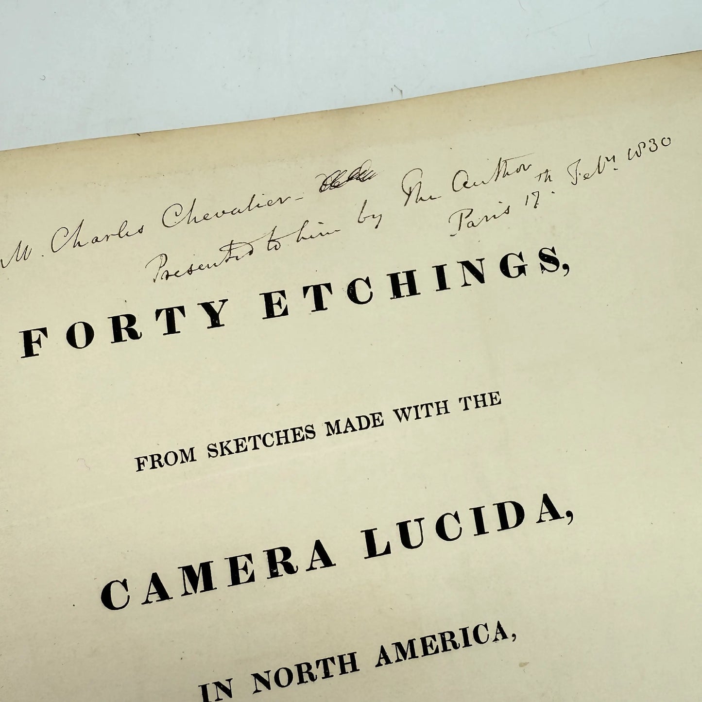 "Forty Etchings, from Sketches Made with the Camera Lucida" by Basil Hall — 1829