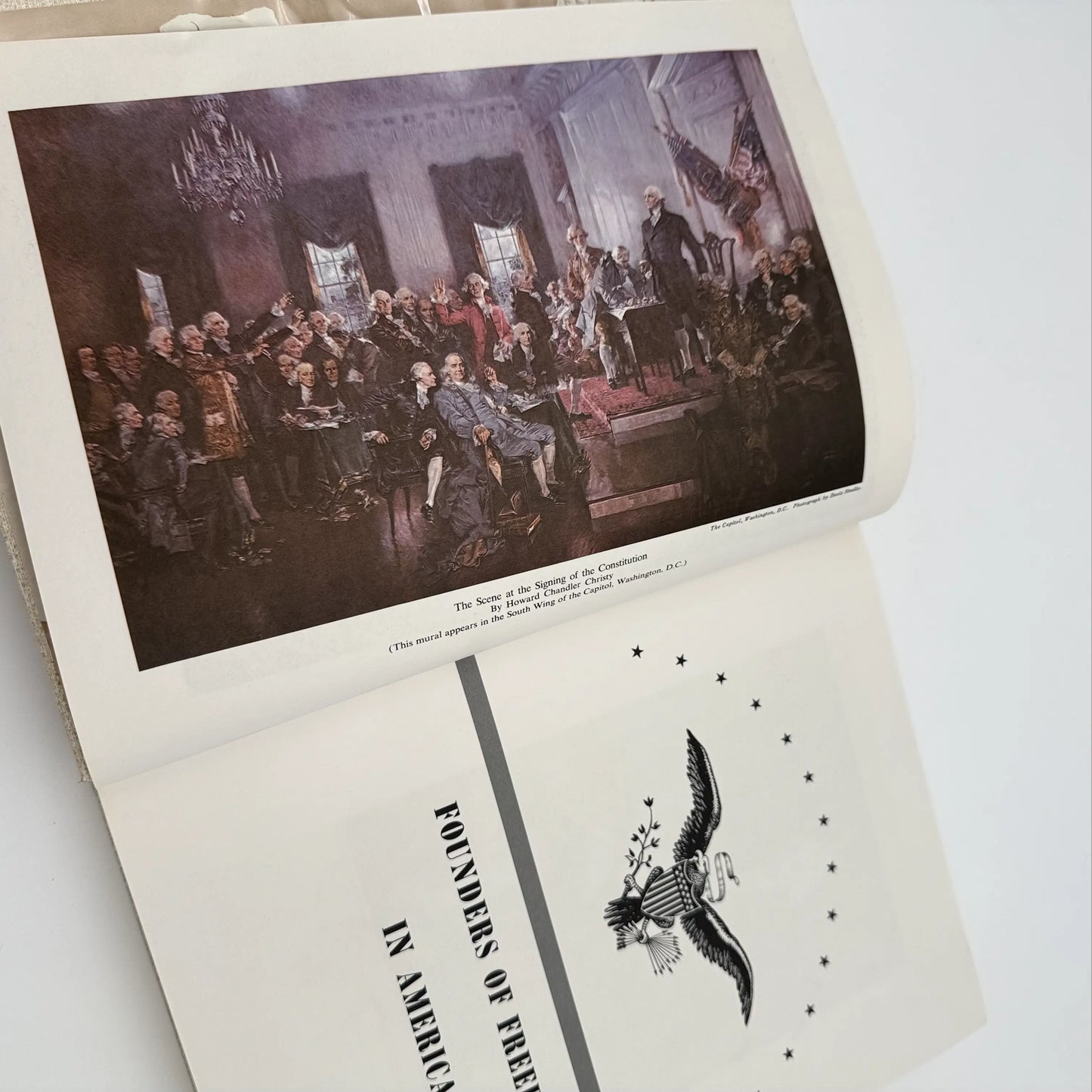 "Founders of Freedom in America" — Lives of the signers of the Declaration and of the Constitution — Two volume set