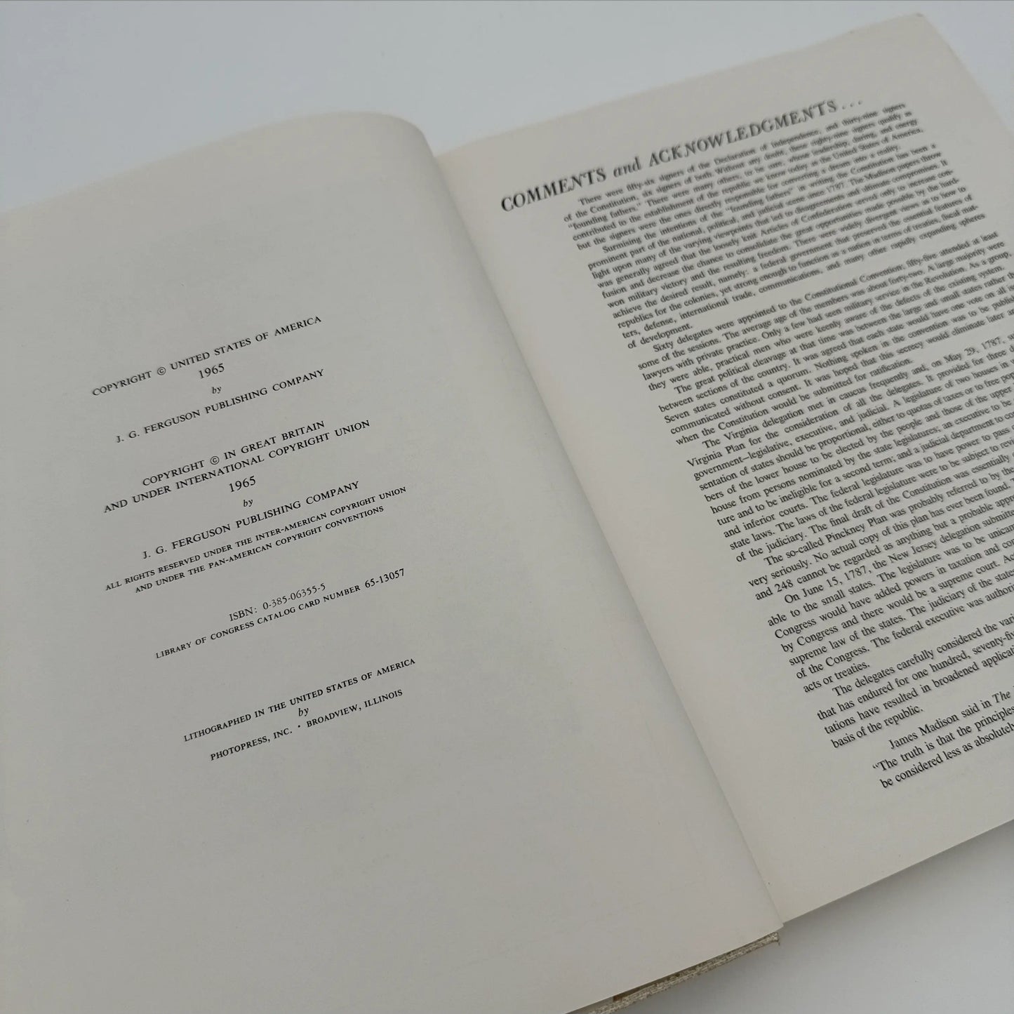 "Founders of Freedom in America" — Lives of the signers of the Declaration and of the Constitution — Two volume set